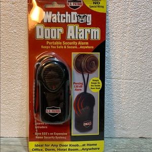 Watch dog door alarm portable security alarm